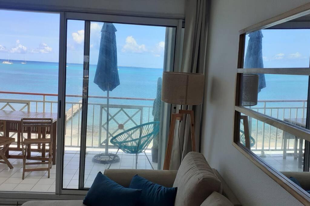 Superbe Studio Dolce Vita Vue Mer Plage Piscine Marigot  Kültér fotó
