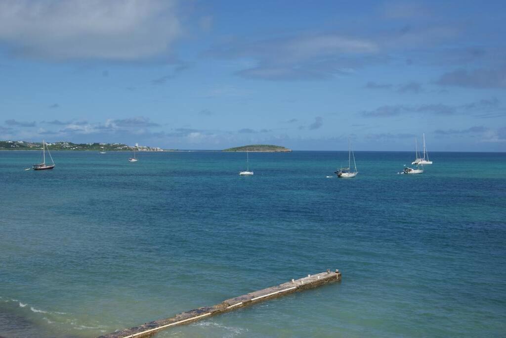 Superbe Studio Dolce Vita Vue Mer Plage Piscine Marigot  Kültér fotó