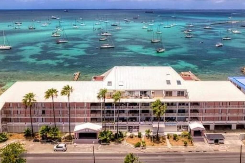 Superbe Studio Dolce Vita Vue Mer Plage Piscine Marigot  Kültér fotó