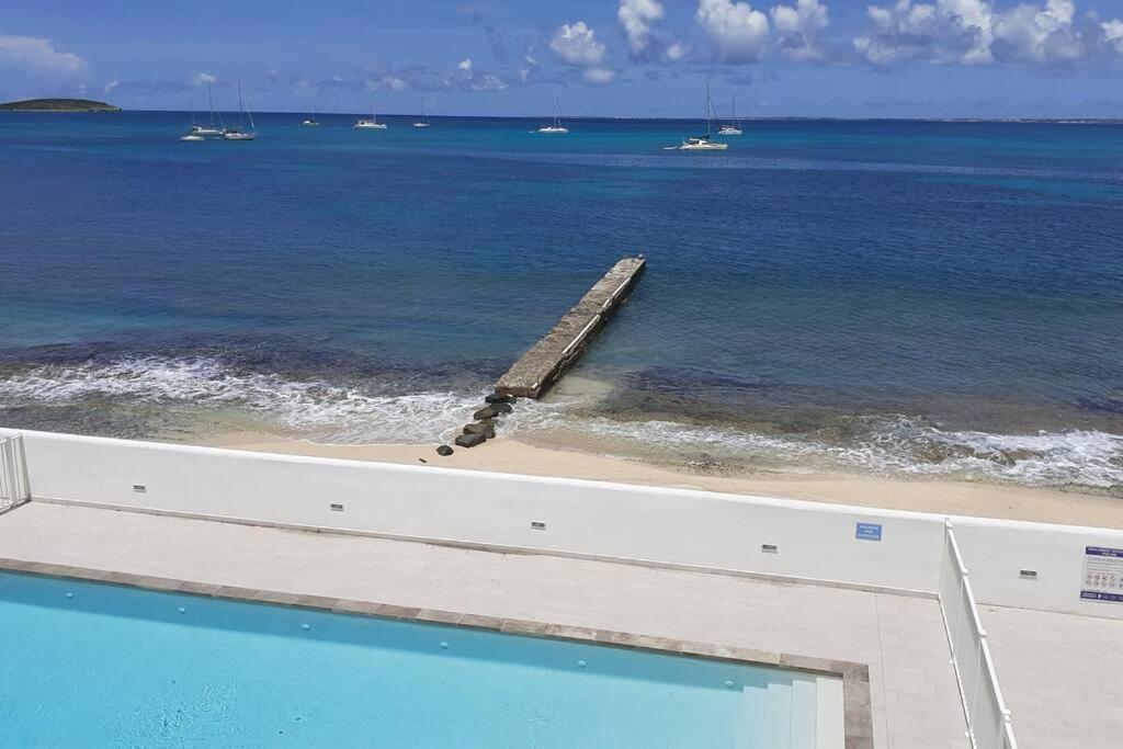 Superbe Studio Dolce Vita Vue Mer Plage Piscine Marigot  Kültér fotó