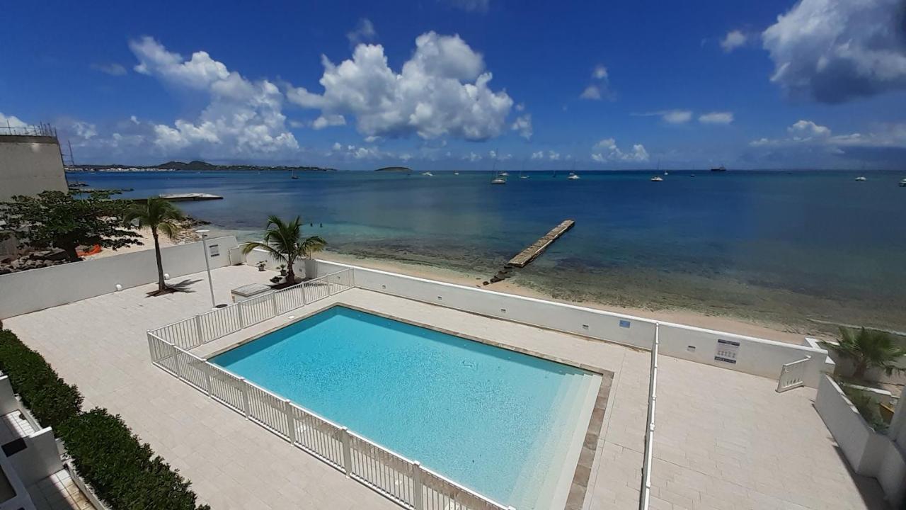 Superbe Studio Dolce Vita Vue Mer Plage Piscine Marigot  Kültér fotó
