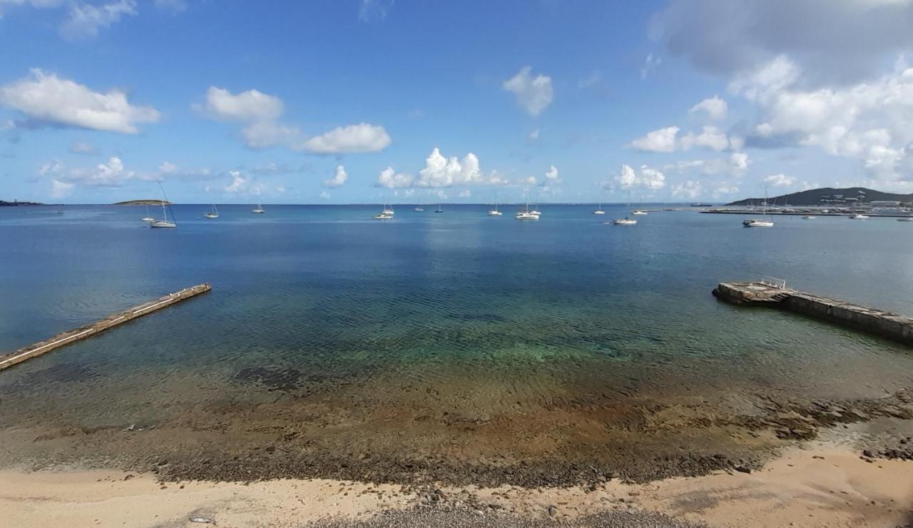 Superbe Studio Dolce Vita Vue Mer Plage Piscine Marigot  Kültér fotó